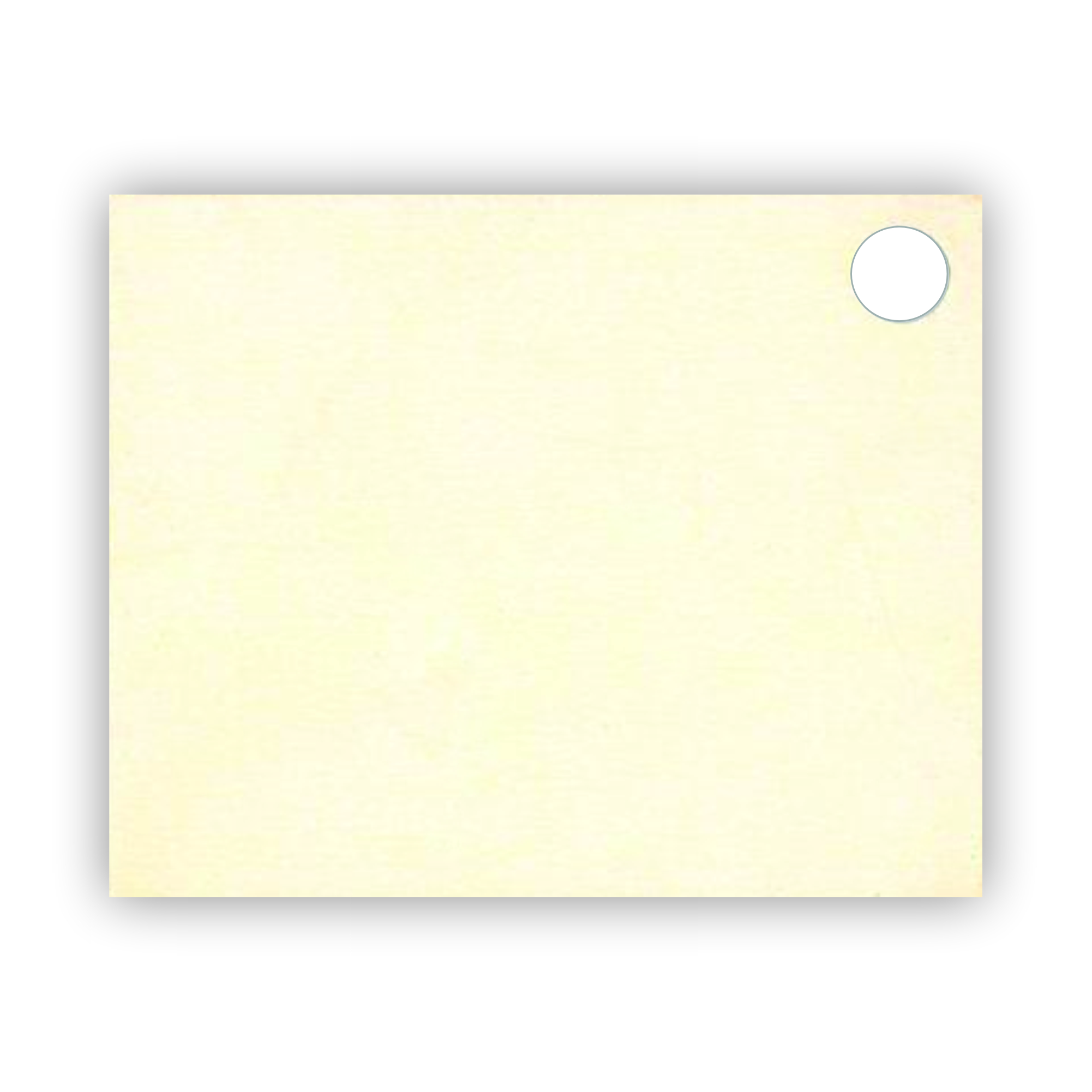 Placa MDF 2.7 mm, crem cu față dublă - imagine 2