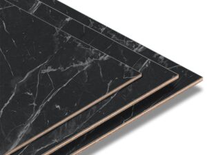 Placa MDF 2.7 mm, negru antracit cu față dublă