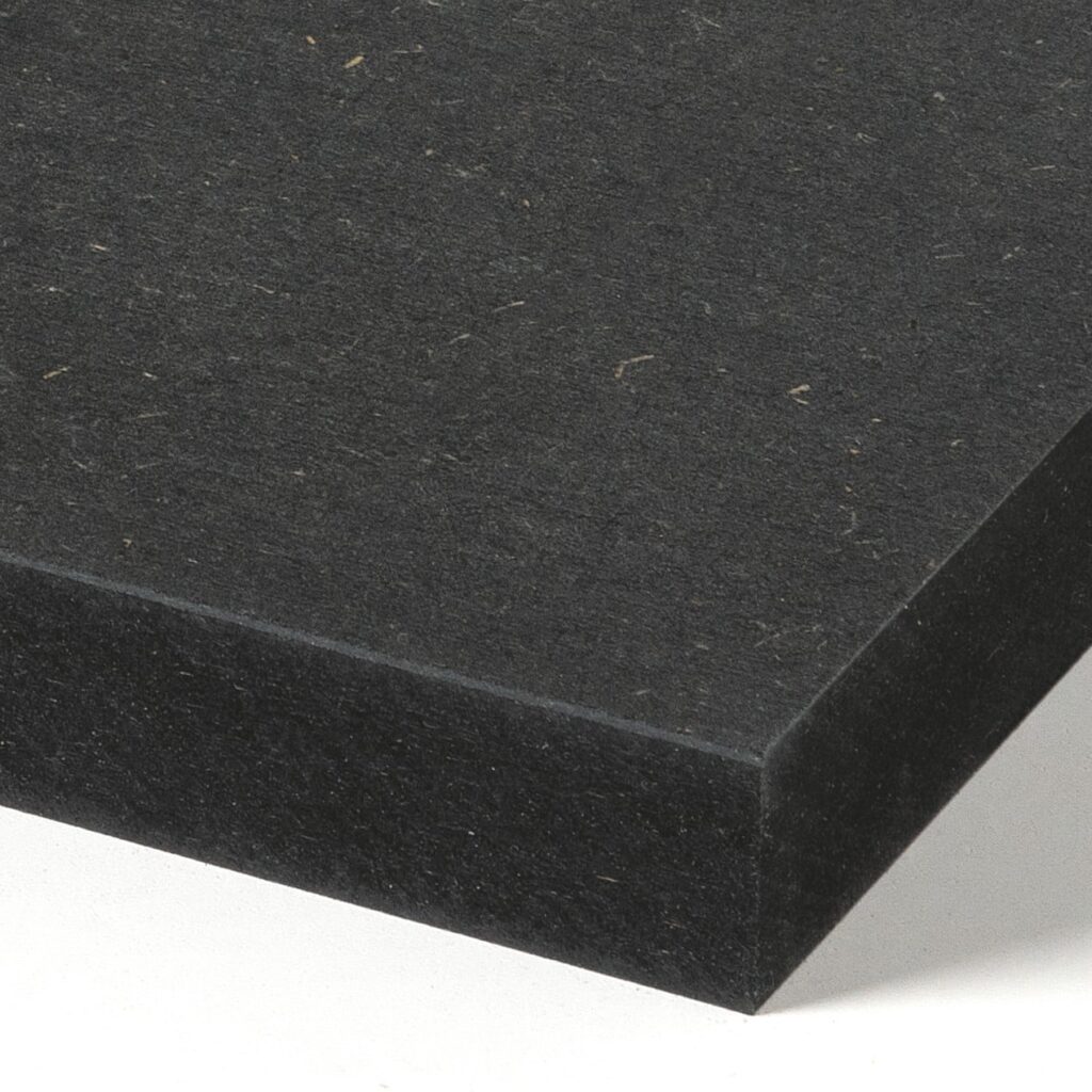 Placa MDF 19 mm, negru colorat in masă