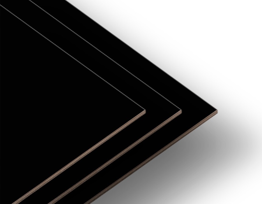 Placa MDF 2.7 mm, negru cu față dublă