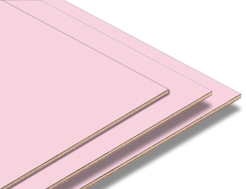 Placa MDF 2.7 mm, roz cu față dublă