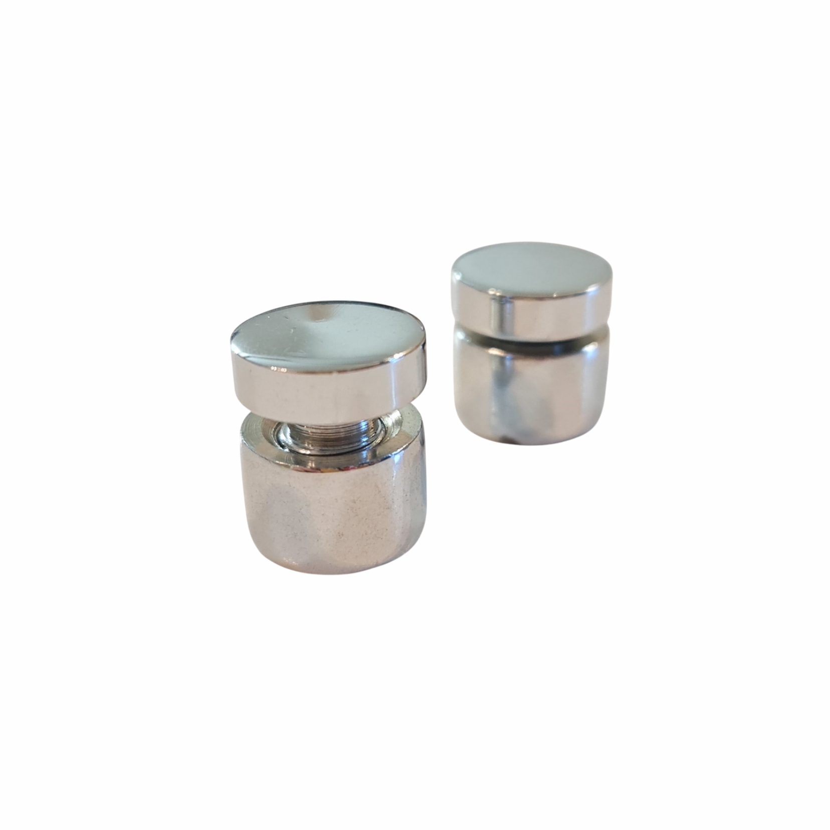 Distanţiere semnalistică din metal zincat argintiu, 13x10 mm - imagine 5