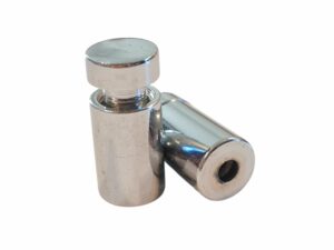 Distanţiere semnalistică, din metal zincat argintiu, 13x20 mm