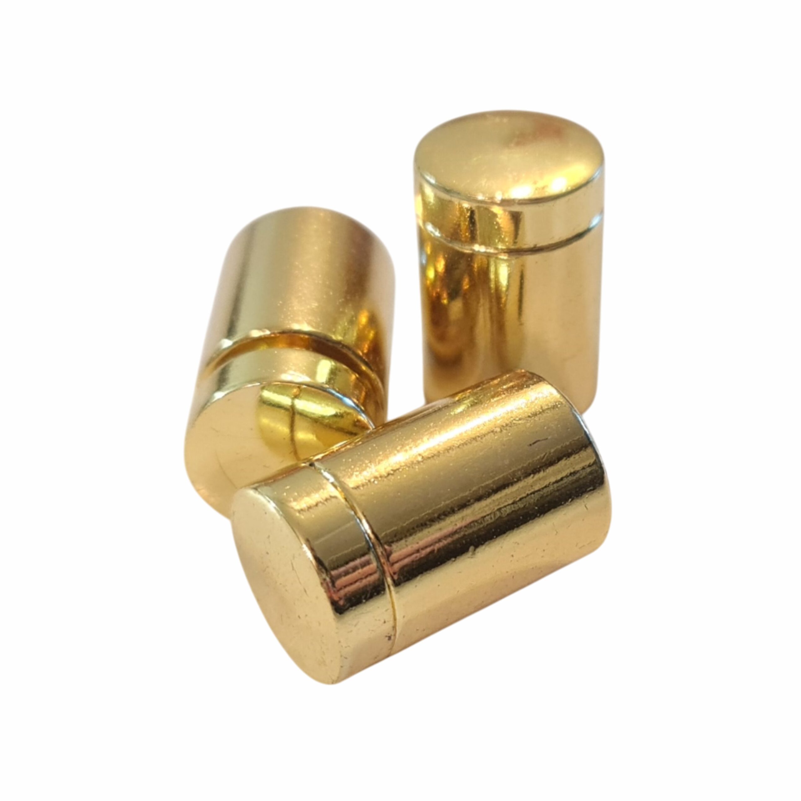 Distanţiere semnalistică din metal zincat auriu, 13x20 mm - imagine 3