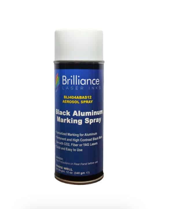 Spray cu negru pentru marcare gravare laser special pentru aluminiu