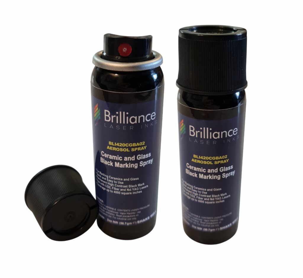 Spray pentru marcare gravare laser ceramica si sticla cu negru 56 gr