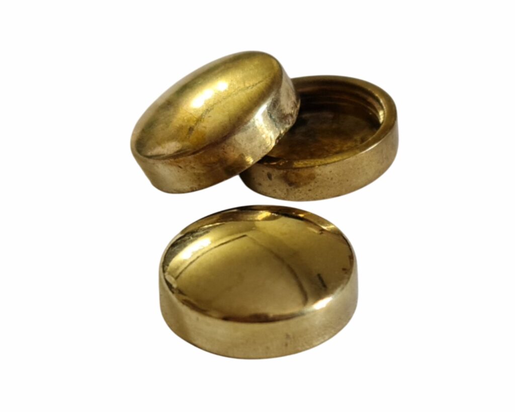 Capace decorative auriu 25 mm