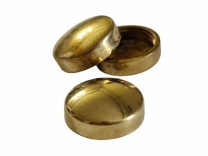 Capace decorative auriu 25 mm