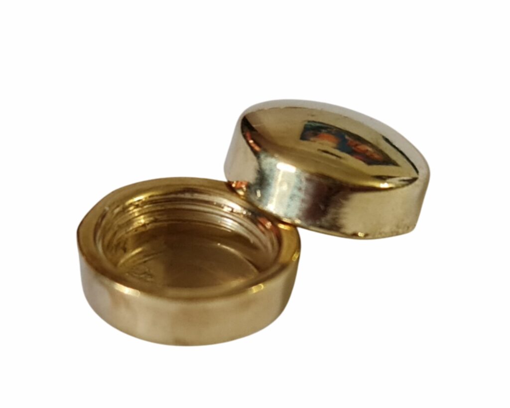 Capace decorative auriu 20 mm