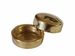 Capace decorative auriu 20 mm