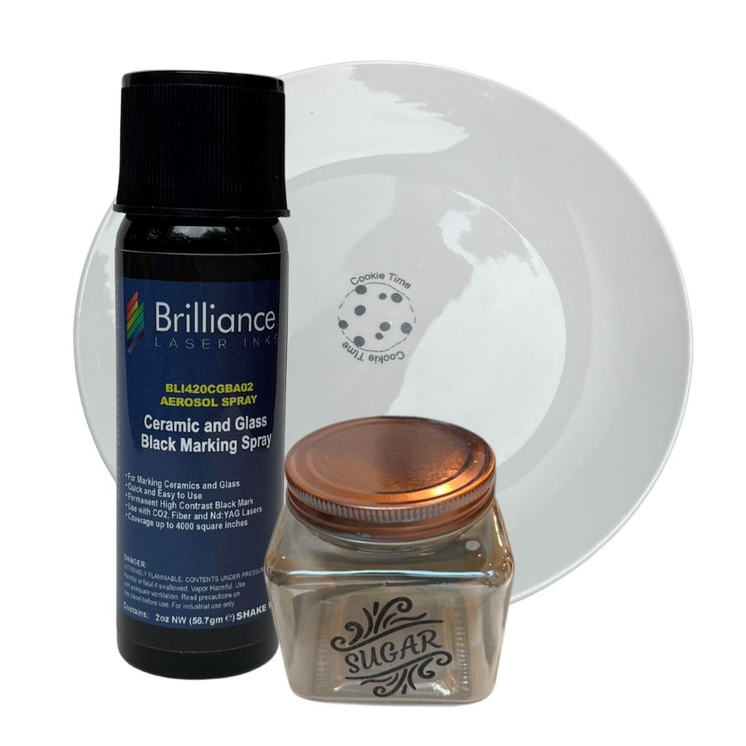 Spray pentru marcare gravare laser ceramica si sticla cu negru 56 gr - imagine 7